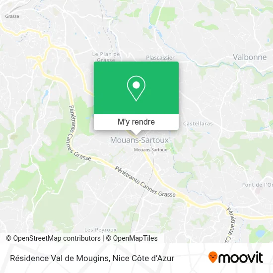 Résidence Val de Mougins plan