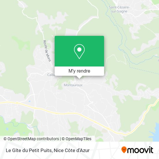 Le Gîte du Petit Puits plan