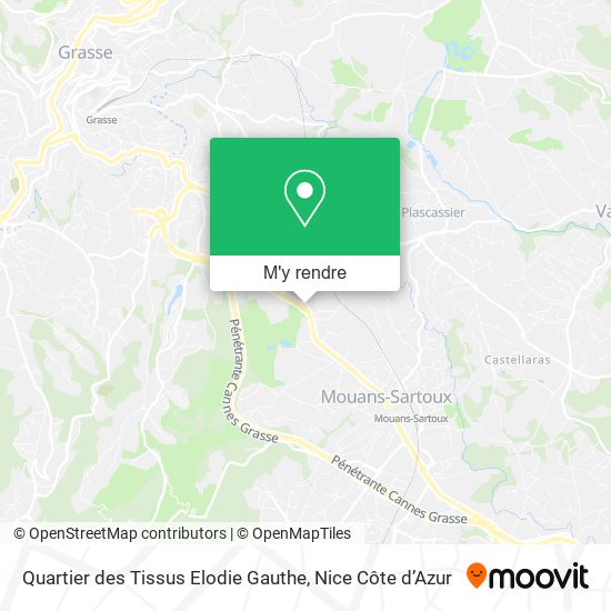 Quartier des Tissus Elodie Gauthe plan
