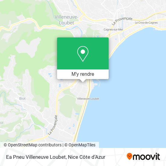 Ea Pneu Villeneuve Loubet plan