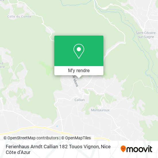 Ferienhaus Arndt Callian 182 Touos Vignon plan