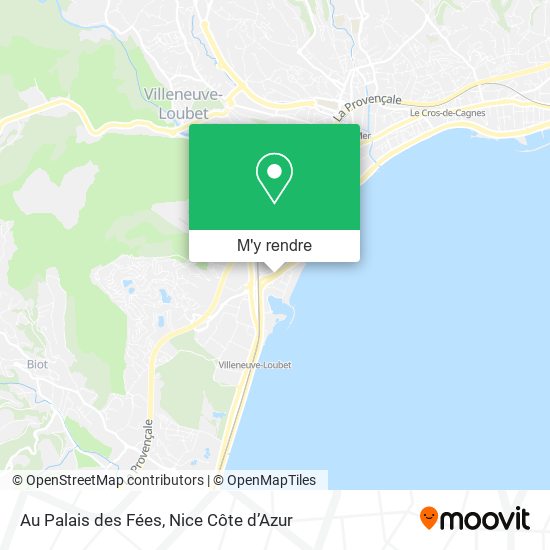 Au Palais des Fées plan