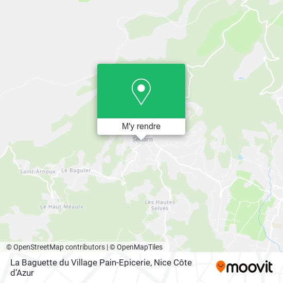 La Baguette du Village Pain-Epicerie plan