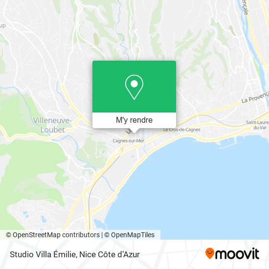 Studio Villa Émilie plan
