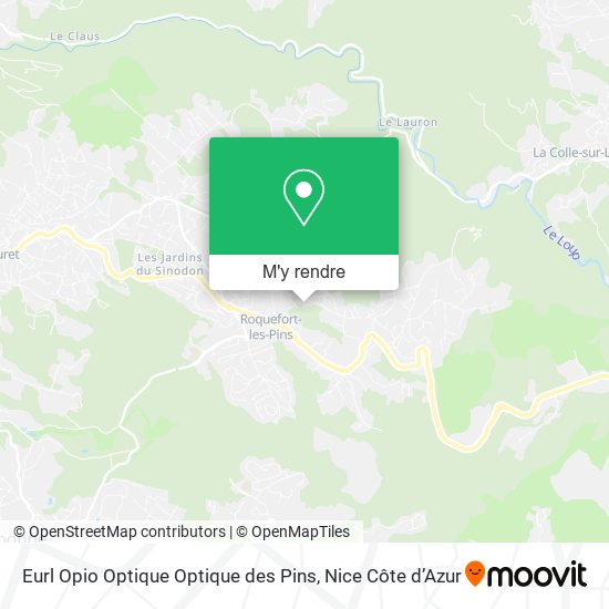 Eurl Opio Optique Optique des Pins plan
