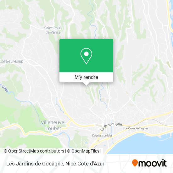 Les Jardins de Cocagne plan