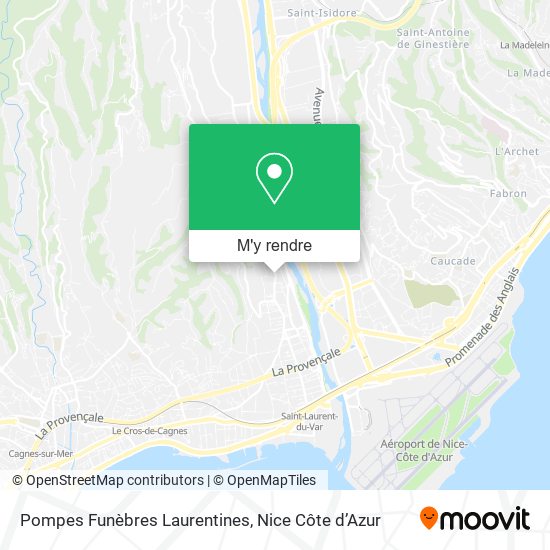 Pompes Funèbres Laurentines plan