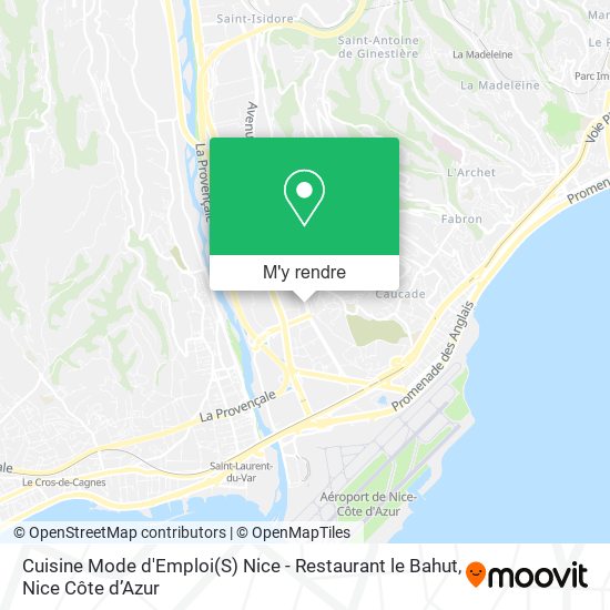 Cuisine Mode d'Emploi(S) Nice - Restaurant le Bahut plan