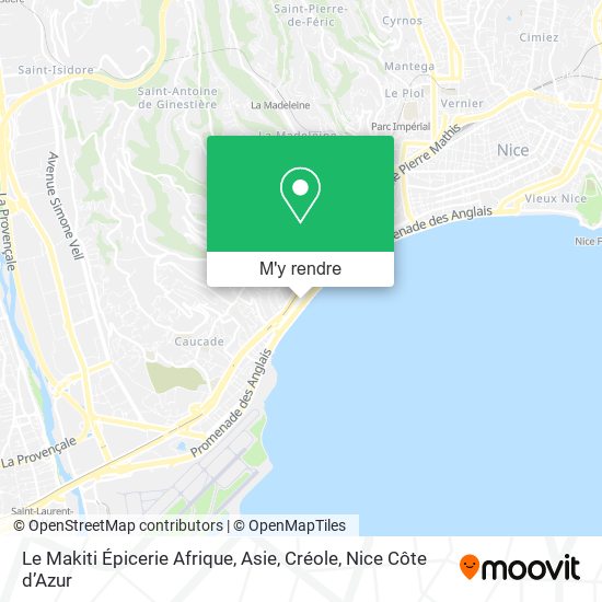 Le Makiti Épicerie Afrique, Asie, Créole plan