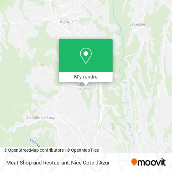 Meat Shop and Restaurant plan