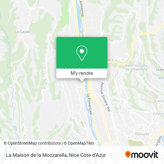 La Maison de la Mozzarella plan