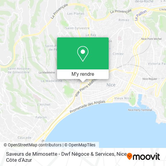 Saveurs de Mimosette - Dwf Négoce & Services plan