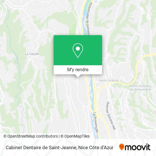 Cabinet Dentaire de Saint-Jeanne plan