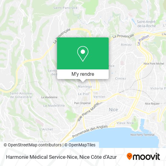 Harmonie Médical Service-Nice plan