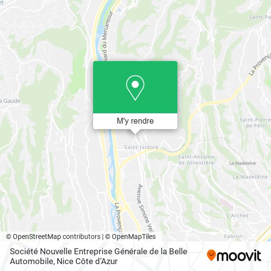 Société Nouvelle Entreprise Générale de la Belle Automobile plan