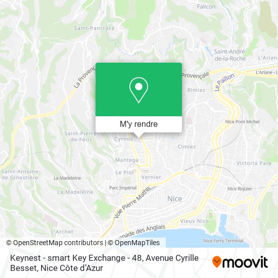 Keynest - smart Key Exchange - 48, Avenue Cyrille Besset plan