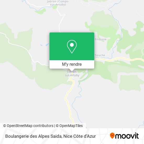 Boulangerie des Alpes Saida plan