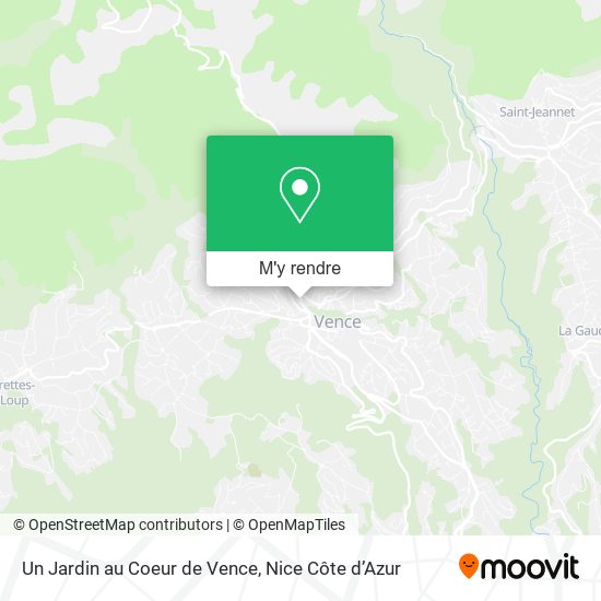 Un Jardin au Coeur de Vence plan