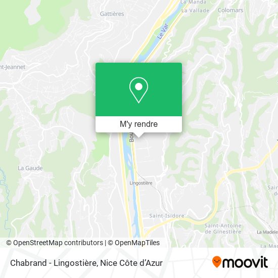 Chabrand - Lingostière plan