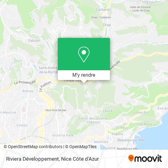 Riviera Développement plan