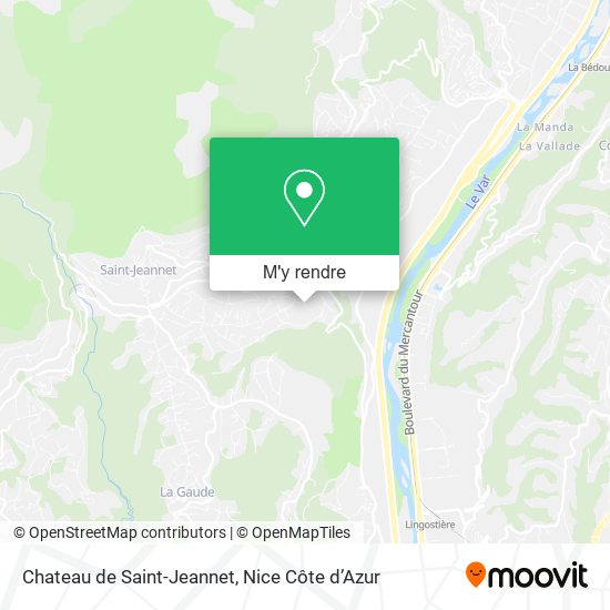 Chateau de Saint-Jeannet plan