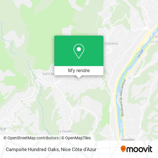 Campsite Hundred Oaks plan