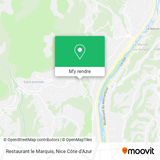 Restaurant le Marquis plan