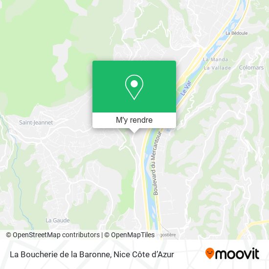 La Boucherie de la Baronne plan