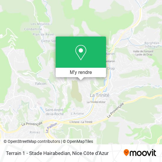 Terrain 1 - Stade Hairabedian plan