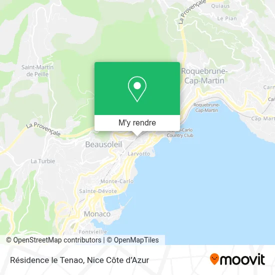 Résidence le Tenao plan