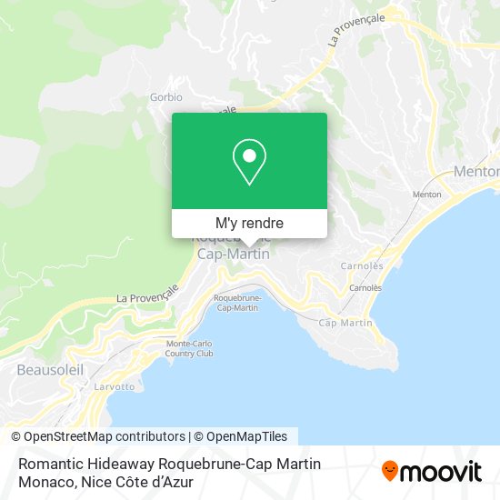 Romantic Hideaway Roquebrune-Cap Martin Monaco plan
