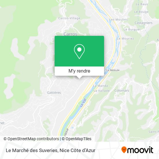 Le Marché des Suveries plan