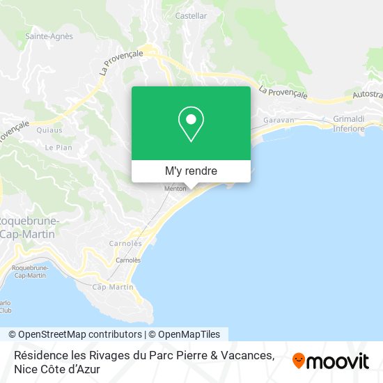 Résidence les Rivages du Parc Pierre & Vacances plan