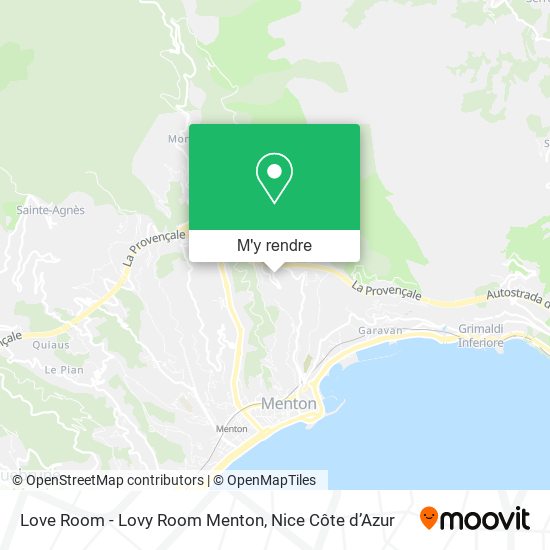 Love Room - Lovy Room Menton plan