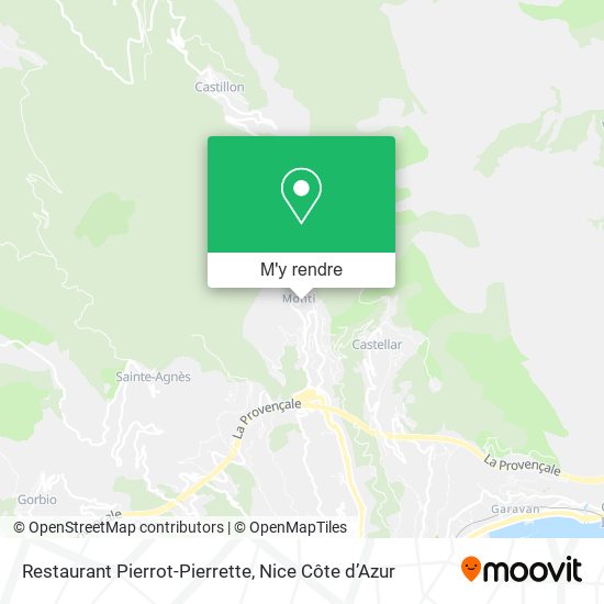 Restaurant Pierrot-Pierrette plan