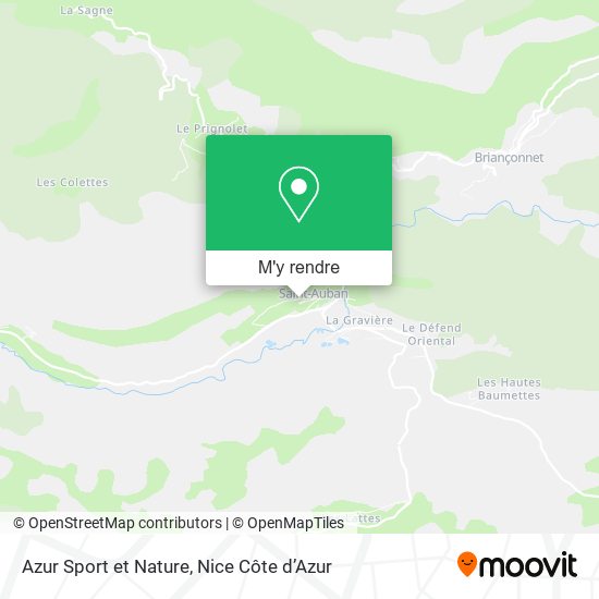 Azur Sport et Nature plan