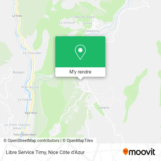 Libre Service Timy plan