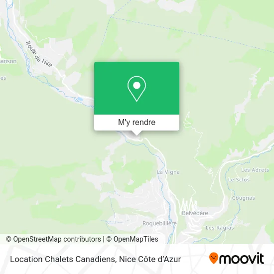 Location Chalets Canadiens plan