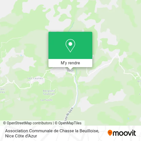 Association Communale de Chasse la Beuilloise plan