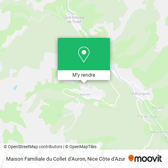 Maison Familiale du Collet d'Auron plan