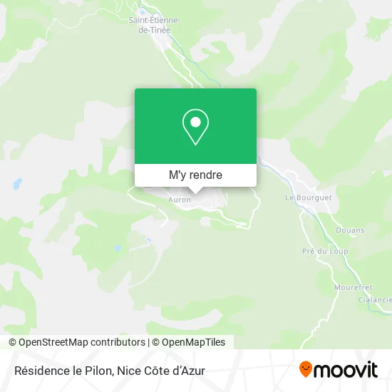 Résidence le Pilon plan