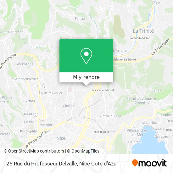 25 Rue du Professeur Delvalle plan