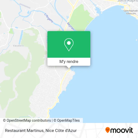 Restaurant Martinus plan