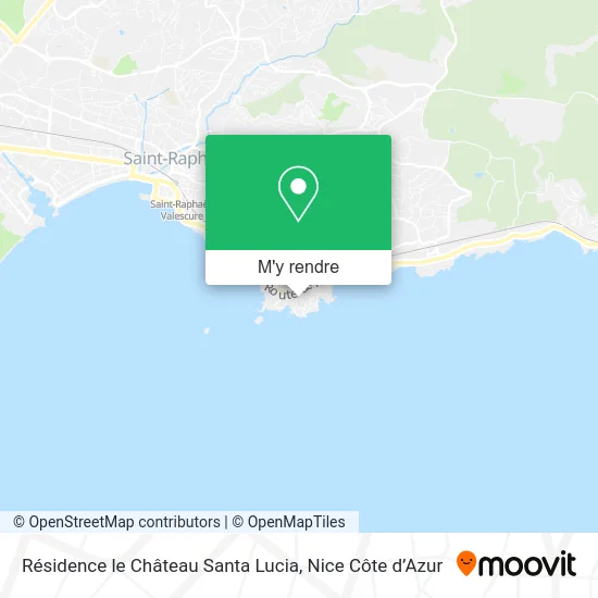 Résidence le Château Santa Lucia plan