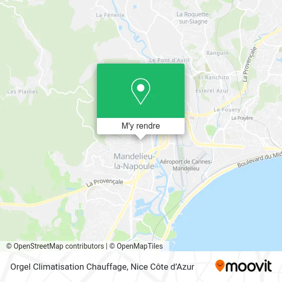 Orgel Climatisation Chauffage plan