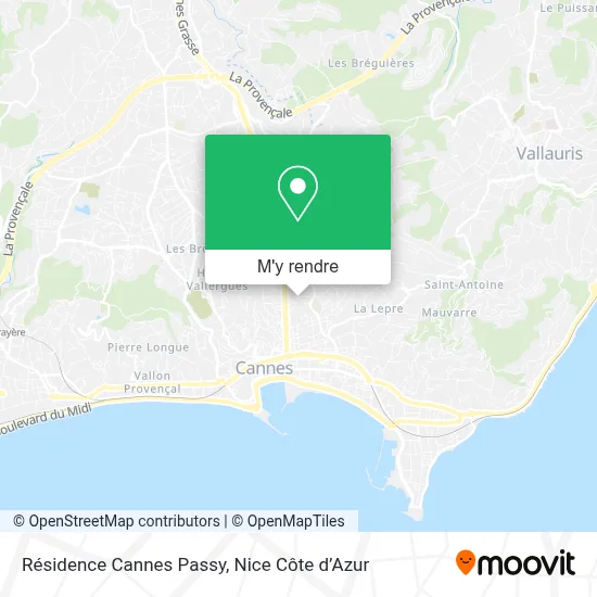 Résidence Cannes Passy plan