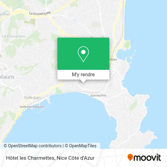 Hôtel les Charmettes plan