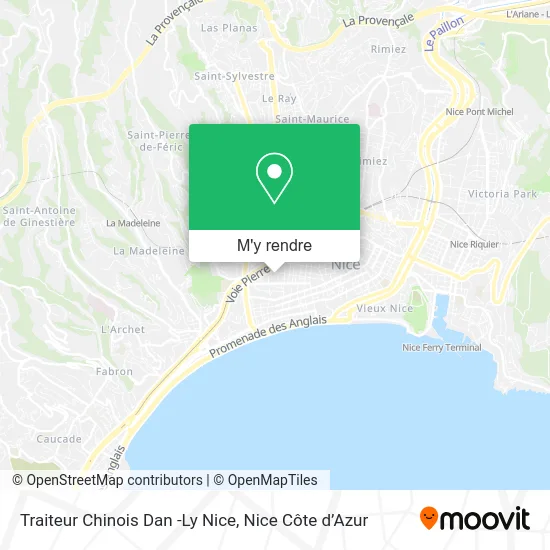 Traiteur Chinois Dan -Ly Nice plan