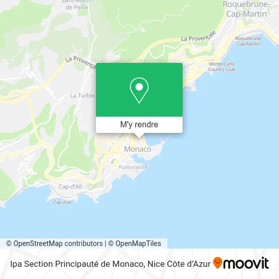 Ipa Section Principauté de Monaco plan