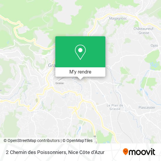 2 Chemin des Poissonniers plan